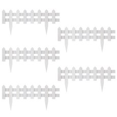 TaKaSHO 雪松木柵欄 60cm 5p, 白色