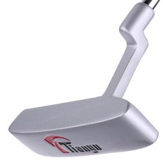 티안위 퍼팅연습용 일자형 실버 퍼터 PracticeClub-putter1 86.4cm(34인치), 3도