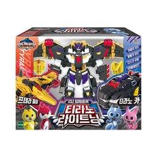 TOYTRON 迷你突擊隊超級恐龍力量暴龍閃電機器人玩具, 混色