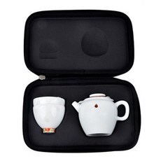 玉白起伏閃亮茶具 3件組 2450040, 1套, Chaho + 茶杯 2p