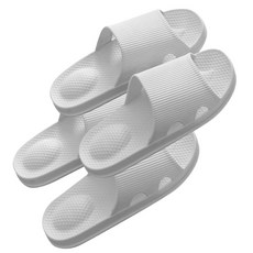 Block Mart 浴室拖鞋, 灰色, 2個