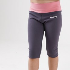 ROLYFIT 孩童拼色7分運動褲