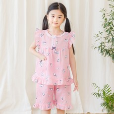 PINGCOCO 女童款愛心Pong短袖睡衣套裝