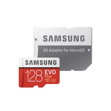 삼성전자 EVO PLUS 마이크로SD 메모리카드 MB-MC128HA/KR, 128GB, 1개