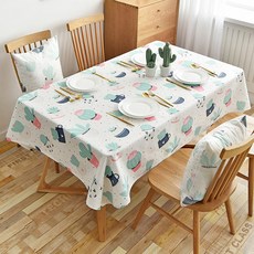 6인 식탁보, 포트, 140 x 230 cm