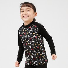 ROLYFIT 孩童碎花瑜伽服運動長袖上衣