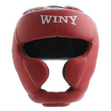 Winnie 成人全罩式拳擊頭盔, 紅色, 1個
