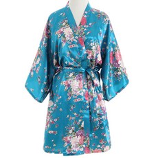 Market Pio 輕量女性花卉浴袍, 類型5, 1個