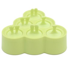 YOU&ME矽膠手工冰淇淋模具 BG032, 三角綠色, 1個