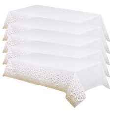 Market Pio 一次性派對桌布 粉金色, 1入, 5個