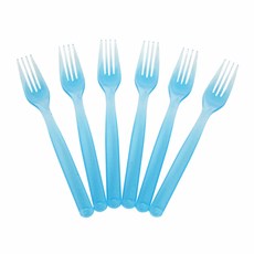 Wow Party Korea 水晶天空叉子, 6入, 5個