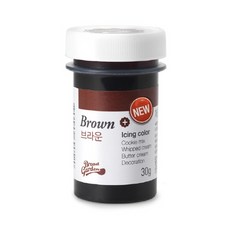 브레드가든 NEW 아이싱칼라 브라운, 1개, 30g