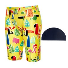 Rally 男款5分泳褲 LSBH504+泳帽