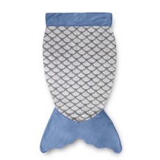 KOREANCORNER 어린이집 캠핑 낮잠 이불, 인어(블루)