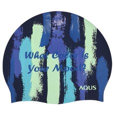 AQUS 矽膠泳帽刷 Touch AC04A20, 海軍
