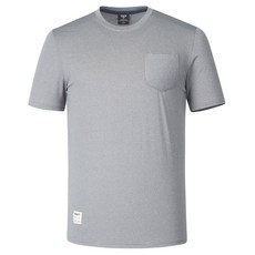 파라고나 남성용 기능성 스트라이프 스포츠 라운드 반팔 티셔츠