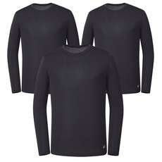 고마운틴 남성용 에어 퀵드라이 등산 긴팔 티셔츠 3p