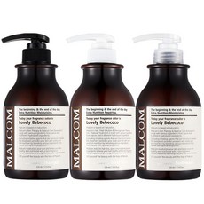 말콤 러블리 베베코코 샴푸 520ml + 트리트먼트 520ml + 바디워시 520ml, 1세트