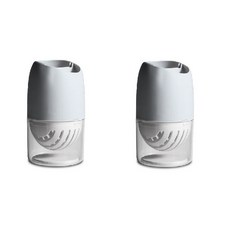 可瀝水硅藻土餐具筒, 灰色, 2個