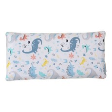 ahtty blanc 涼感蕎麥枕, 藍色恐龍款, 1個