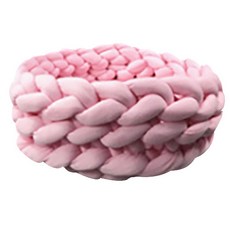 당감샵 고양이 자이언트 빅얀 니트 바구니, 핑크, 1개