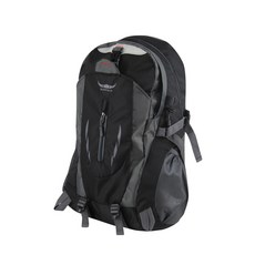 BUFFALO 登山背包 35L 附防雨罩, 黑色