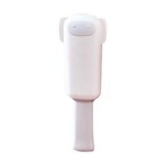 요기쏘 캐릭터 아이스크림 반려동물 털 제거기, 화이트, 1개