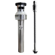 O形按壓式面盆排水組+I型拉桿, 1套