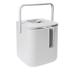 VISVIVA 手提廚餘桶 3L, 白色的
