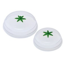 塑膠圓頂食物蓋2入, 透明