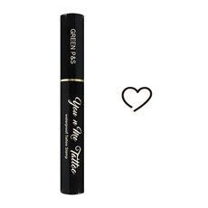 You & Me 紋身印章 小型, 大愛心, 1個