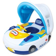 little tikes 警車造型游泳圈, 混色, 1入