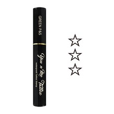 You&Me 紋身印章 小型, 外框星星, 1個