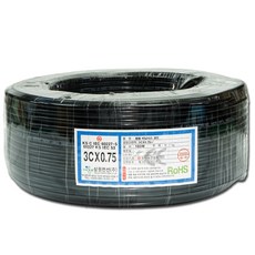 SAMWON ELECTIC CABLE 通用乙烯基護套線 VCTF 0.75SQ x 3C x 100m, 1個