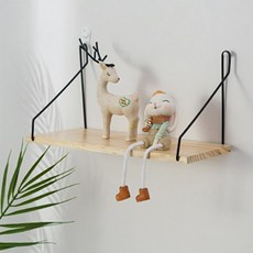 더플로우 원목 벽 선반, 우드