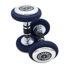 Power Health 聚氨酯啞鈴 海軍藍 2入, 4kg