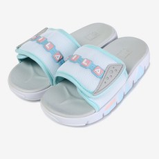 휠라키즈 아동용 꾸미 슬라이드 슬리퍼 3SM01257_101