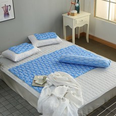 LIV MOM 印花涼感墊組, 混色, 涼爽墊+涼爽枕頭+涼爽夫人套裝