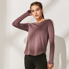 Naya Style 女式瑜伽長袖 T恤 A-844