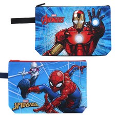 餐盤便當袋 漫威鋼鐵人 N0066 + 蜘蛛人 PN097 2件組, 1套, 混色