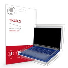 SKOKO 三星Galaxy Book Flex NT930QCT/NT930QCG霧面筆電機身保護膜 4入, 1套