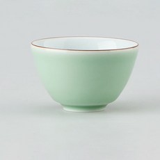 慶德鎭倭族茶杯, 綠色, 2個