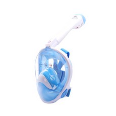 밸롭 스노클링 풀페이스 마스크, 블루(BLHML001)