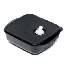 Tupperware 智能方形餐盒 600ml 黑色, 1件, 1個