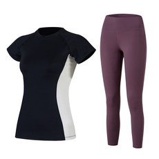 스피카 여성용 티셔츠 레깅스 요가복 상하의 세트 SPA527820