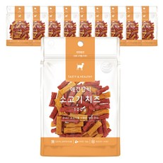 굿데이 애견간식, 소고기 + 치즈 혼합맛, 100g, 10개