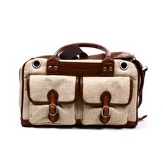 PET PARADISE PRESS 涼爽亞麻布背袋, 混色