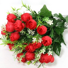 JOART 人造花 Keira玫瑰花束, 紅色