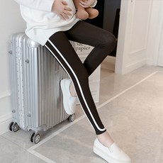 PANG PANG SHOP 孕婦款雙排內搭褲