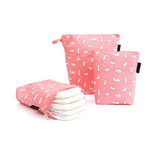 코니아일랜드 방수 기저귀 파우치 3종 세트, 바니퀼트